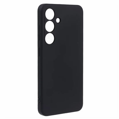 For Samsung Galaxy S24+ Soft Touch Case Fiber Lining TPU Rubberized Phone Cover