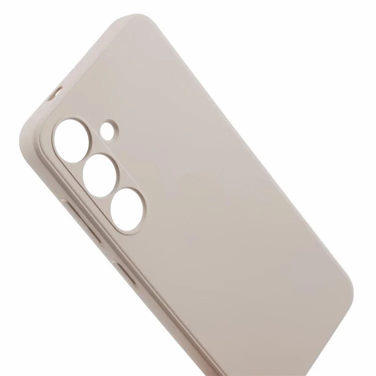 For Samsung Galaxy S24+ Soft Touch Case Fiber Lining TPU Rubberized Phone Cover