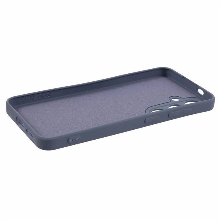 For Samsung Galaxy S24+ Soft Touch Case Fiber Lining TPU Rubberized Phone Cover