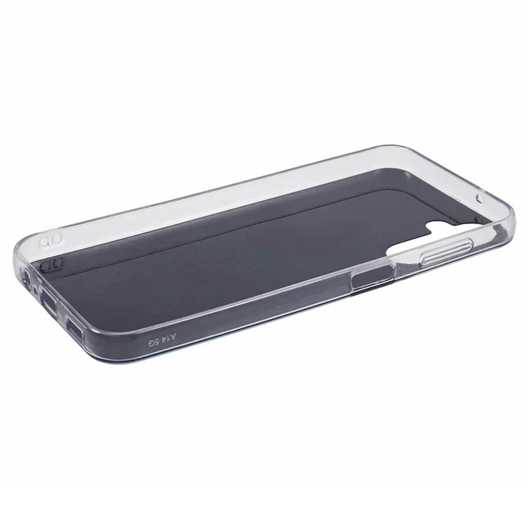 For Samsung Galaxy A14 4G / 5G Case AW Series Epoxy Butterfly Decor TPU+PVC Shockproof Cover