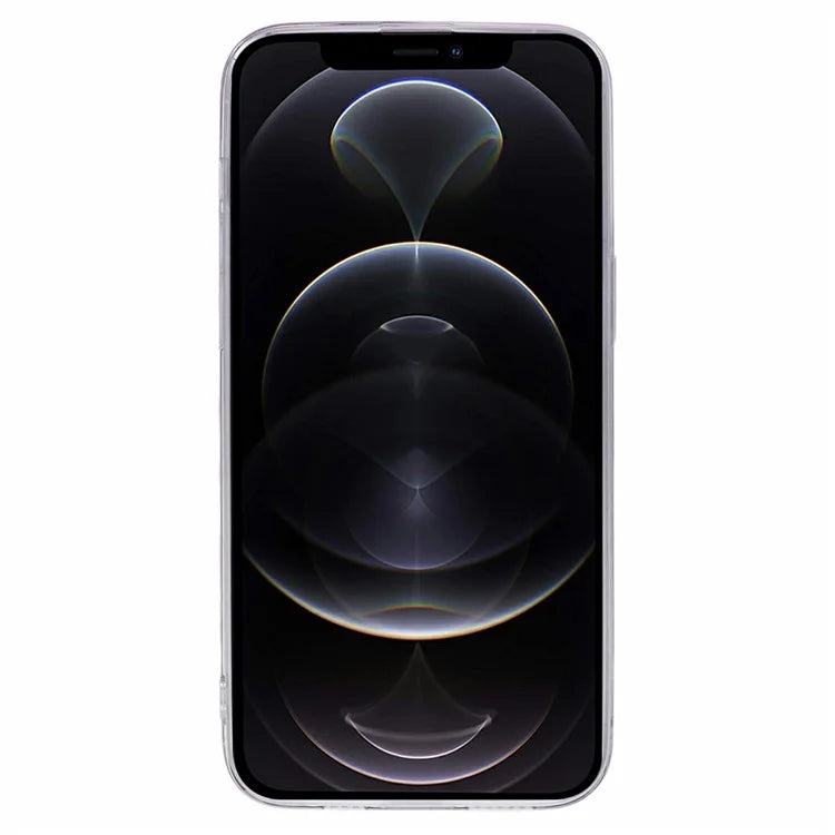 AW Series For iPhone 12 6.1 inch / 12 Pro 6.1 inch Case TPU+PVC Big Rear Lens Hole Phone Protective Shell