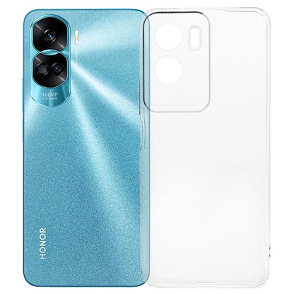 For Honor 90 Lite 5G Cell Phone Case Precise Cutout Transparent TPU Back Cover