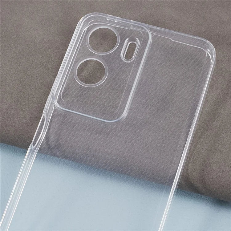 For Honor 90 Lite 5G Cell Phone Case Precise Cutout Transparent TPU Back Cover