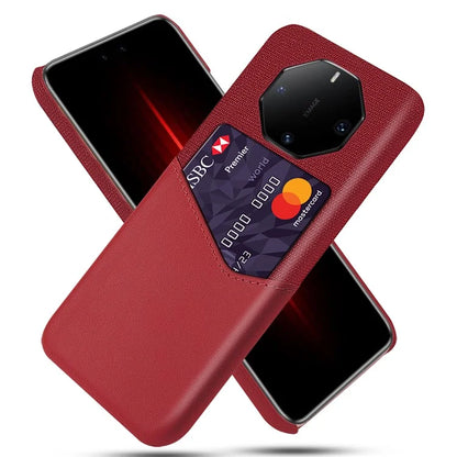 For Huawei Mate 60 RS Ultimate Phone Case Cloth Texture Non-Slip Back Cover
