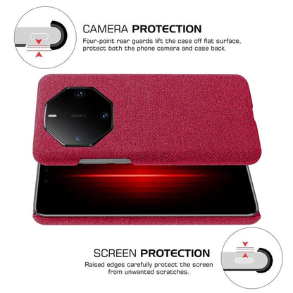 For Huawei Mate 60 RS Ultimate Phone Case Cloth+PC Cushion Cover