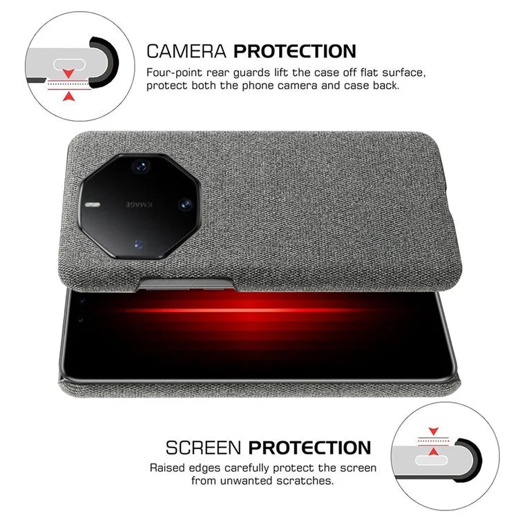 For Huawei Mate 60 RS Ultimate Phone Case Cloth+PC Cushion Cover