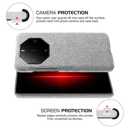 For Huawei Mate 60 RS Ultimate Phone Case Cloth+PC Cushion Cover