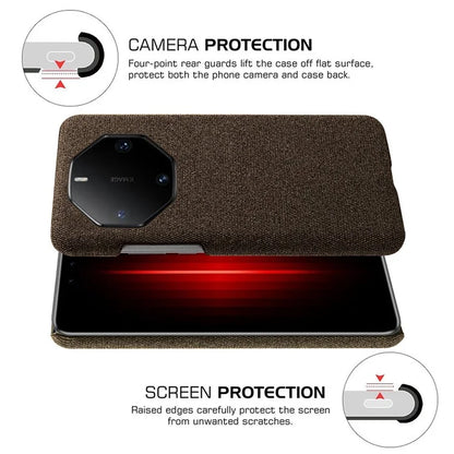 For Huawei Mate 60 RS Ultimate Phone Case Cloth+PC Cushion Cover