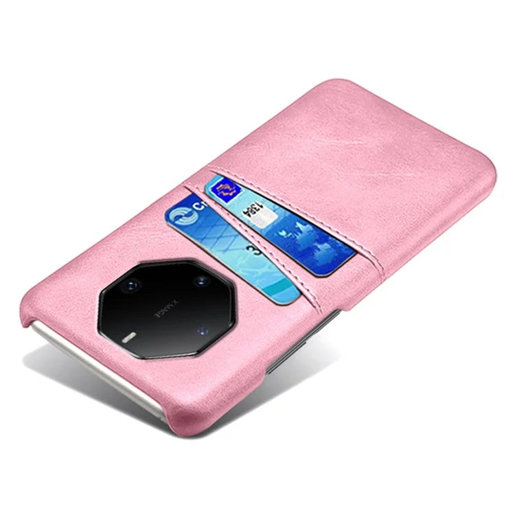 For Huawei Mate 60 RS Ultimate Phone Case PU Leather+PC Cover with Card Slots