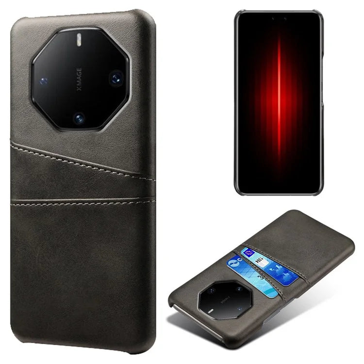 For Huawei Mate 60 RS Ultimate Phone Case PU Leather+PC Cover with Card Slots