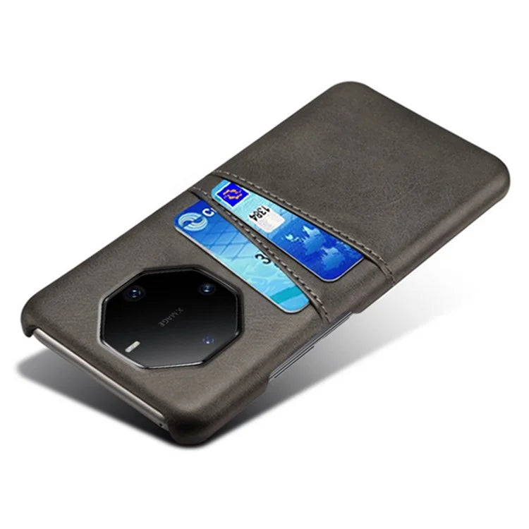 For Huawei Mate 60 RS Ultimate Phone Case PU Leather+PC Cover with Card Slots