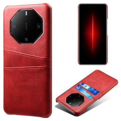 For Huawei Mate 60 RS Ultimate Phone Case PU Leather+PC Cover with Card Slots
