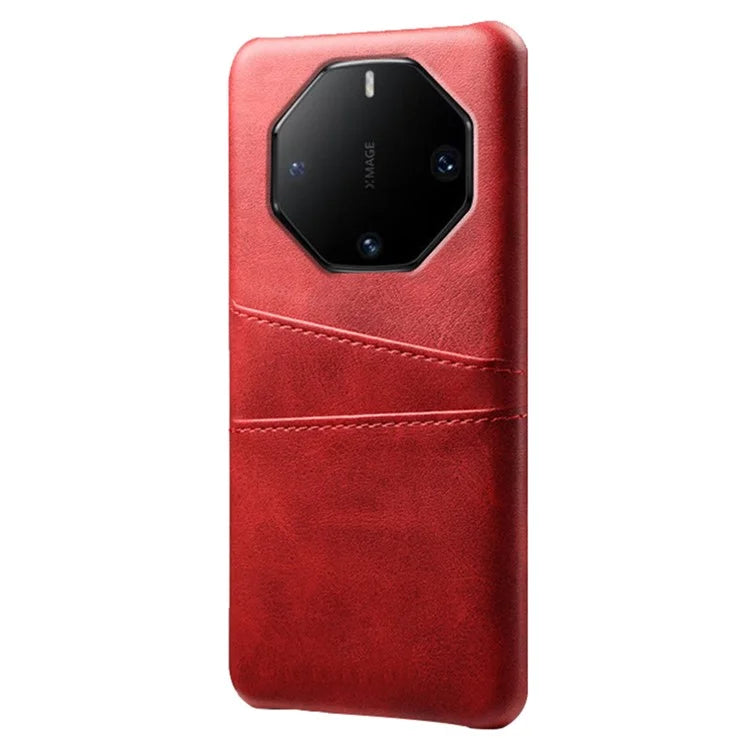 For Huawei Mate 60 RS Ultimate Phone Case PU Leather+PC Cover with Card Slots
