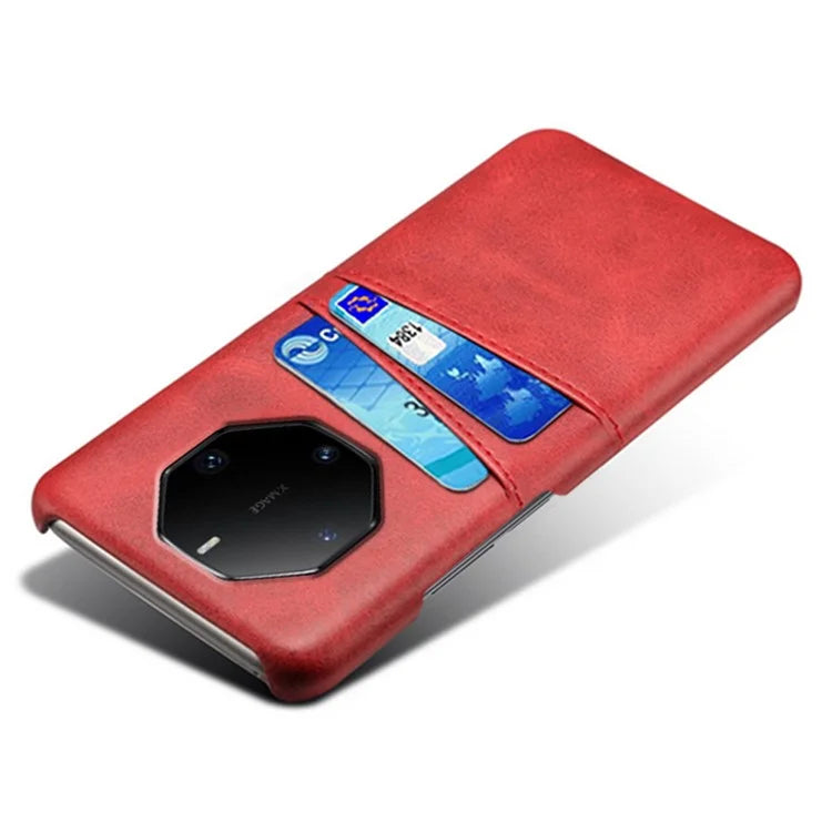 For Huawei Mate 60 RS Ultimate Phone Case PU Leather+PC Cover with Card Slots