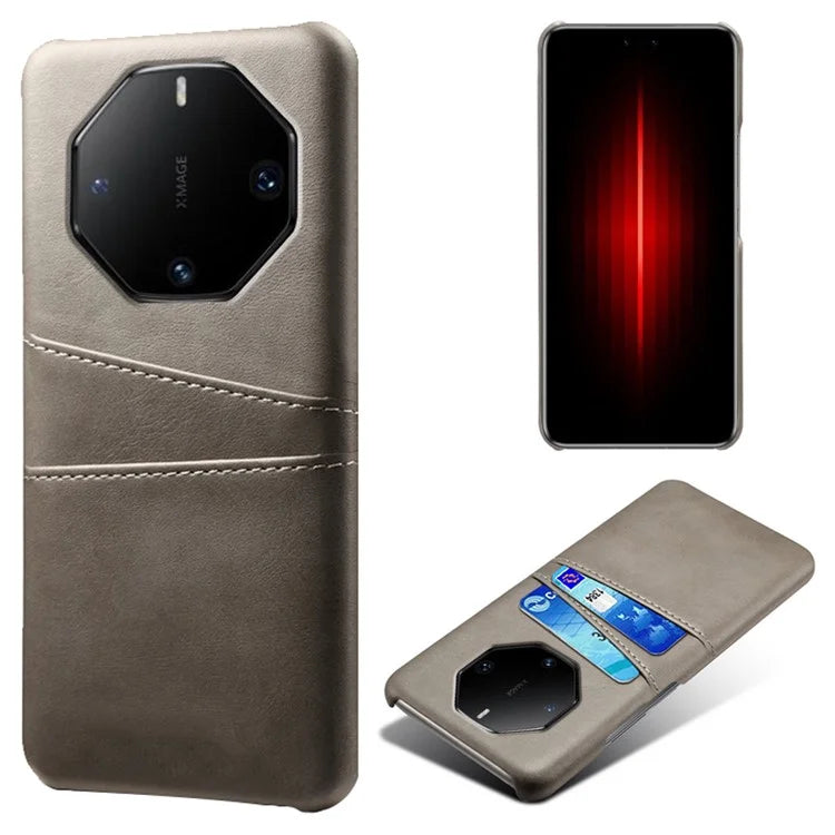 For Huawei Mate 60 RS Ultimate Phone Case PU Leather+PC Cover with Card Slots