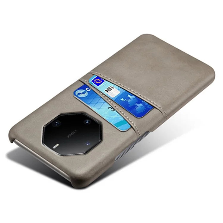 For Huawei Mate 60 RS Ultimate Phone Case PU Leather+PC Cover with Card Slots