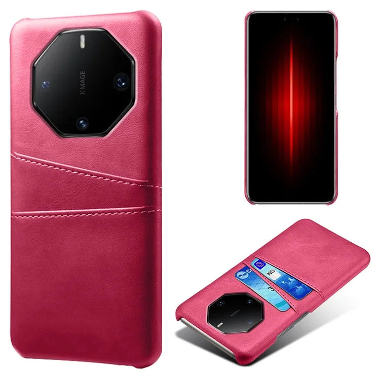 For Huawei Mate 60 RS Ultimate Phone Case PU Leather+PC Cover with Card Slots