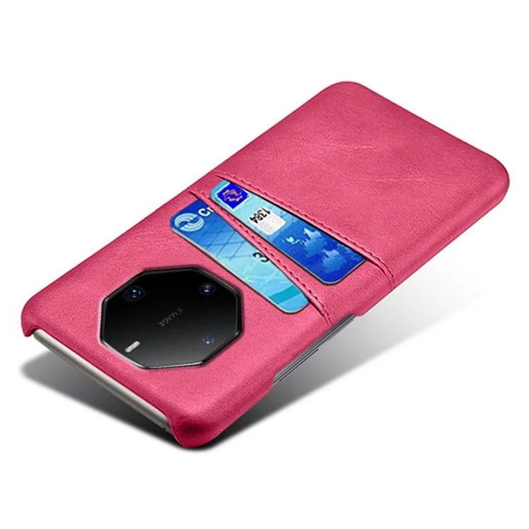 For Huawei Mate 60 RS Ultimate Phone Case PU Leather+PC Cover with Card Slots