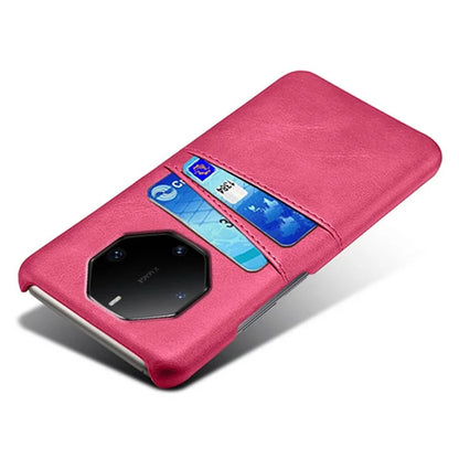 For Huawei Mate 60 RS Ultimate Phone Case PU Leather+PC Cover with Card Slots