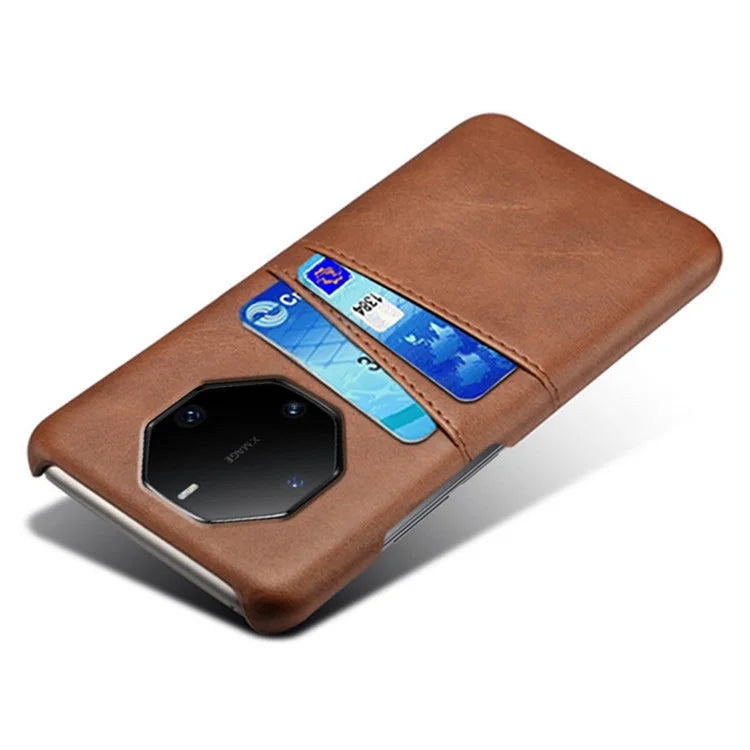 For Huawei Mate 60 RS Ultimate Phone Case PU Leather+PC Cover with Card Slots