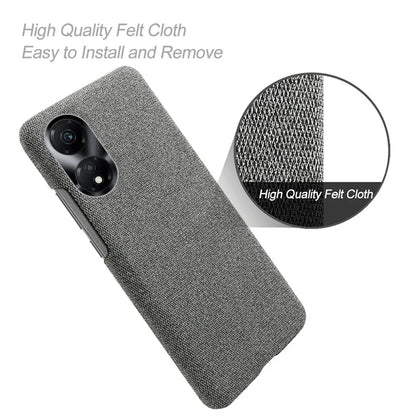 For Honor Play 40 Phone Case Cloth+PC Drop-Proof Back Cover