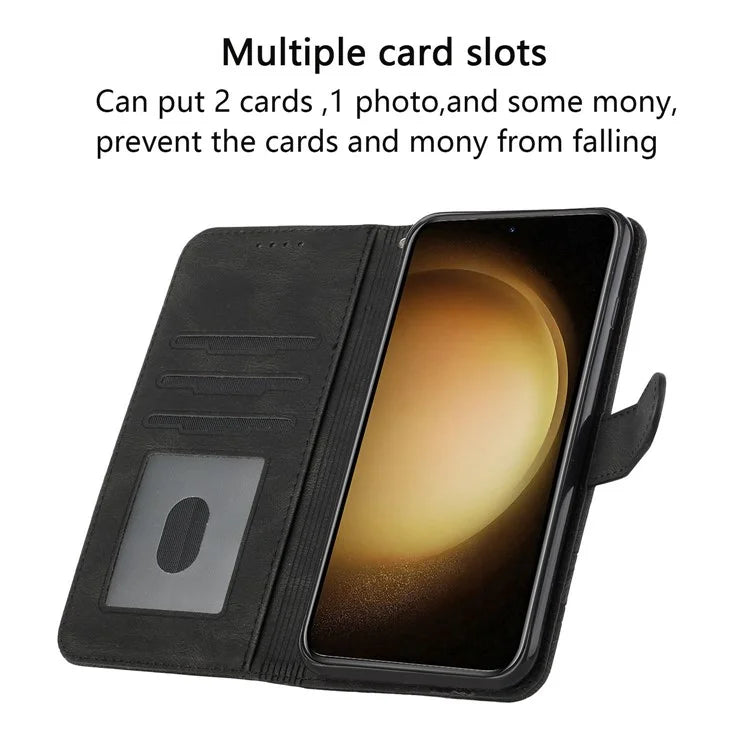 YX0010 Series for Samsung Galaxy S24+ Case PU Leather Wallet Phone Cover