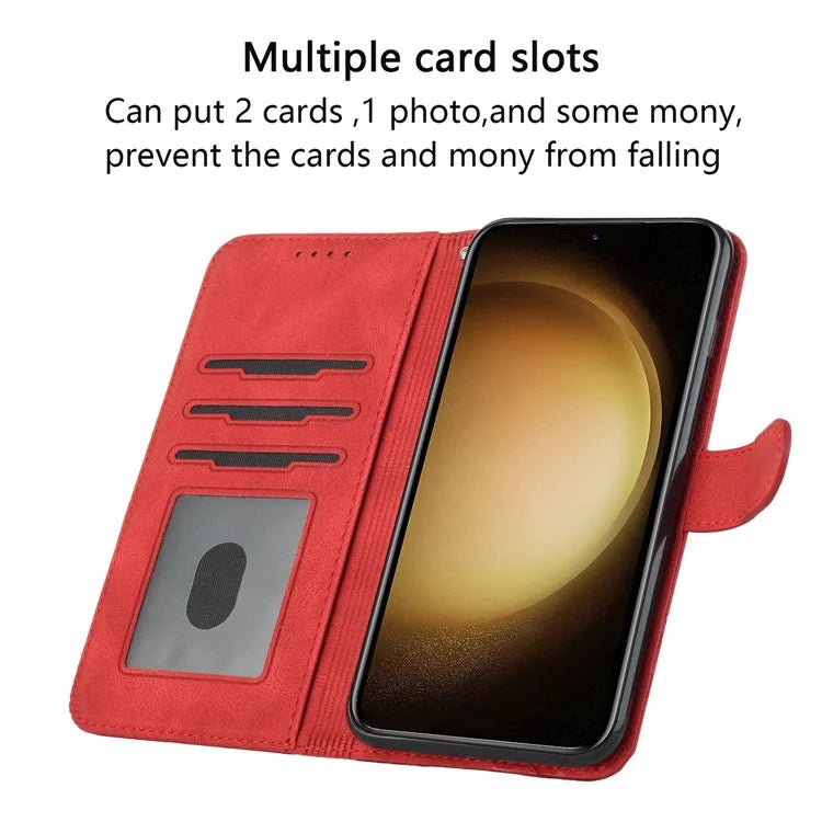 YX0010 Series for Samsung Galaxy S24+ Case PU Leather Wallet Phone Cover