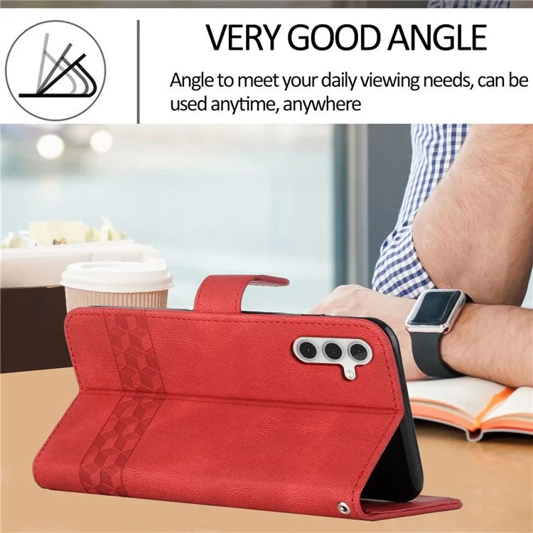 YX0010 Series for Samsung Galaxy S24+ Case PU Leather Wallet Phone Cover