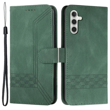 YX0010 Series for Samsung Galaxy S24+ Case PU Leather Wallet Phone Coverish Green