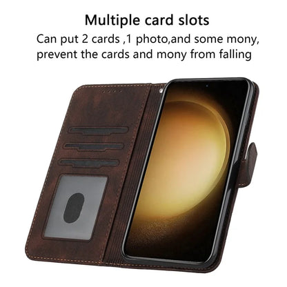 YX0010 Series for Samsung Galaxy S24+ Case PU Leather Wallet Phone Cover