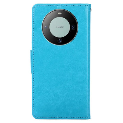 For Huawei Mate 60 Case Anti-scratch PU Leather Wallet Phone Cover