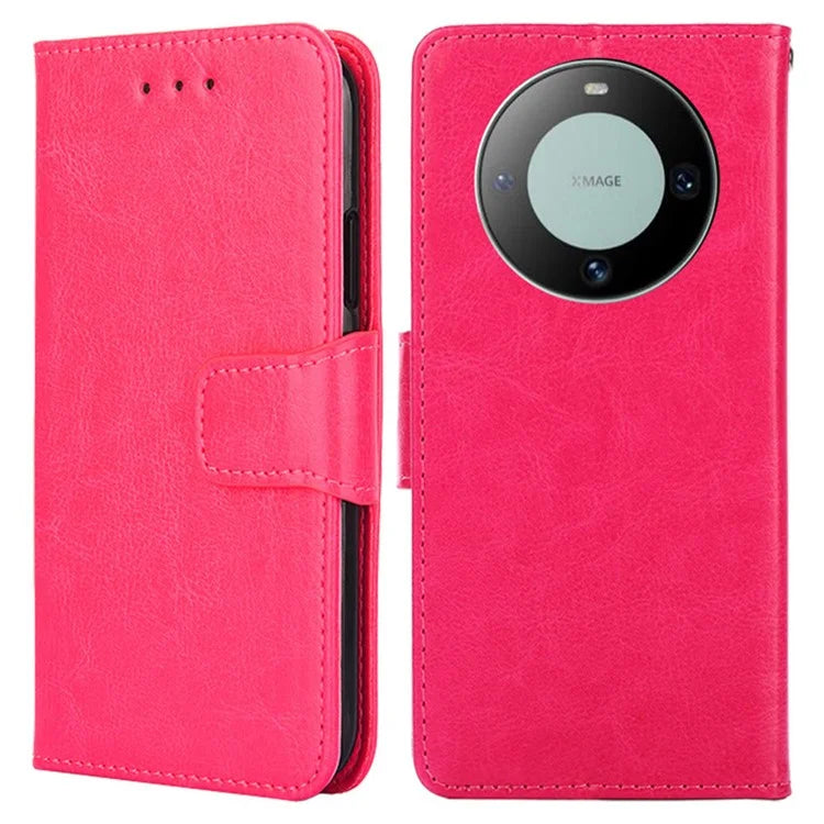 For Huawei Mate 60 Case Anti-scratch PU Leather Wallet Phone Cover