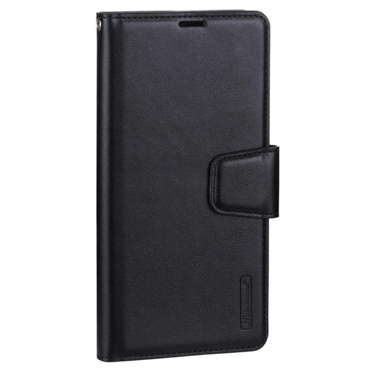 HANMAN Mill Series for Samsung Galaxy S24 Ultra Dustproof Cell Phone Case PU Leather Cover Wallet