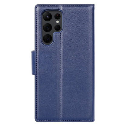 HANMAN Mill Series for Samsung Galaxy S24 Ultra Dustproof Cell Phone Case PU Leather Cover Wallet
