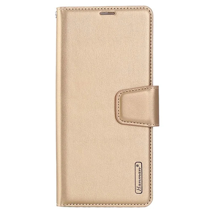HANMAN Mill Series for Samsung Galaxy S24 Ultra Dustproof Cell Phone Case PU Leather Cover Wallet