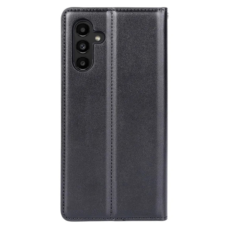 HANMAN Minuo Series For Samsung Galaxy A25 5G (Global) (161.0 x 76.5 x 8.3mm) PU Leather Phone Shell Wallet Phone Cover Case