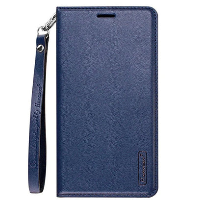 HANMAN Minuo Series For Samsung Galaxy A25 5G (Global) (161.0 x 76.5 x 8.3mm) PU Leather Phone Shell Wallet Phone Cover Case