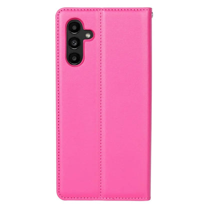 HANMAN Minuo Series For Samsung Galaxy A25 5G (Global) (161.0 x 76.5 x 8.3mm) PU Leather Phone Shell Wallet Phone Cover Case