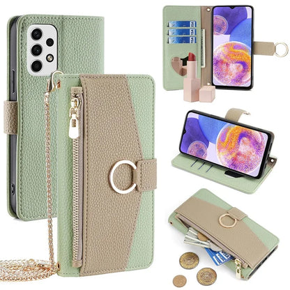 For Samsung Galaxy A23 5G (Global Version)  /  A23 4G Leather Case Phone Cover Stand Wallet with Strap