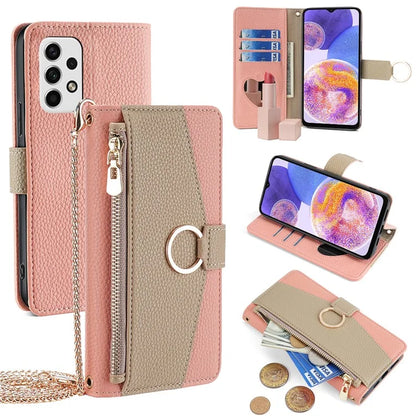 For Samsung Galaxy A23 5G (Global Version)  /  A23 4G Leather Case Phone Cover Stand Wallet with Strap