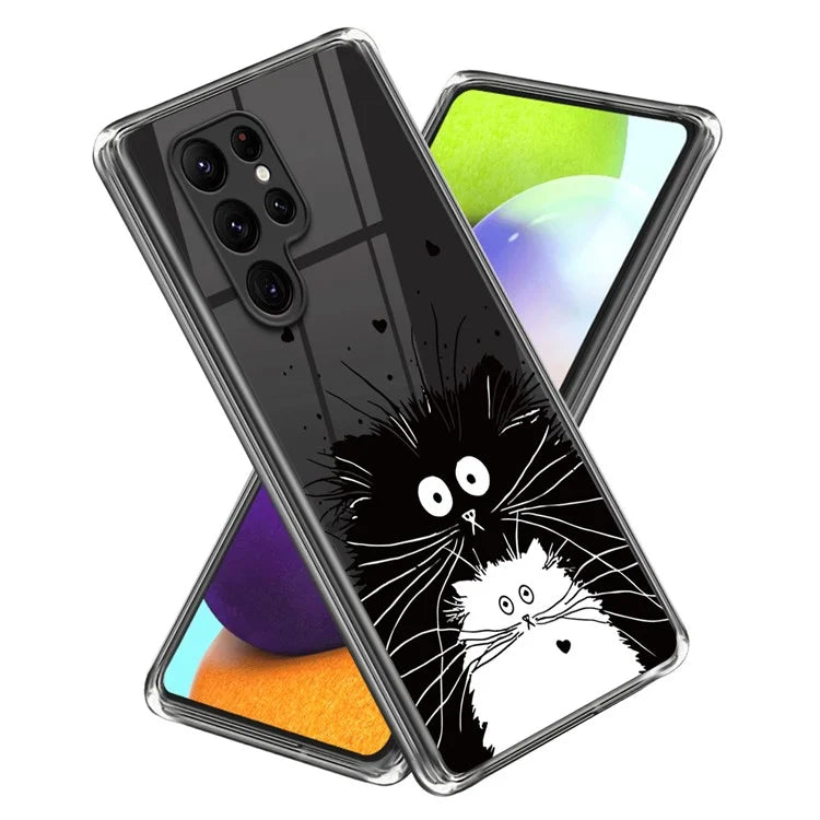For Samsung Galaxy S24 Ultra Pattern Phone Case TPU Shock Protective Cover