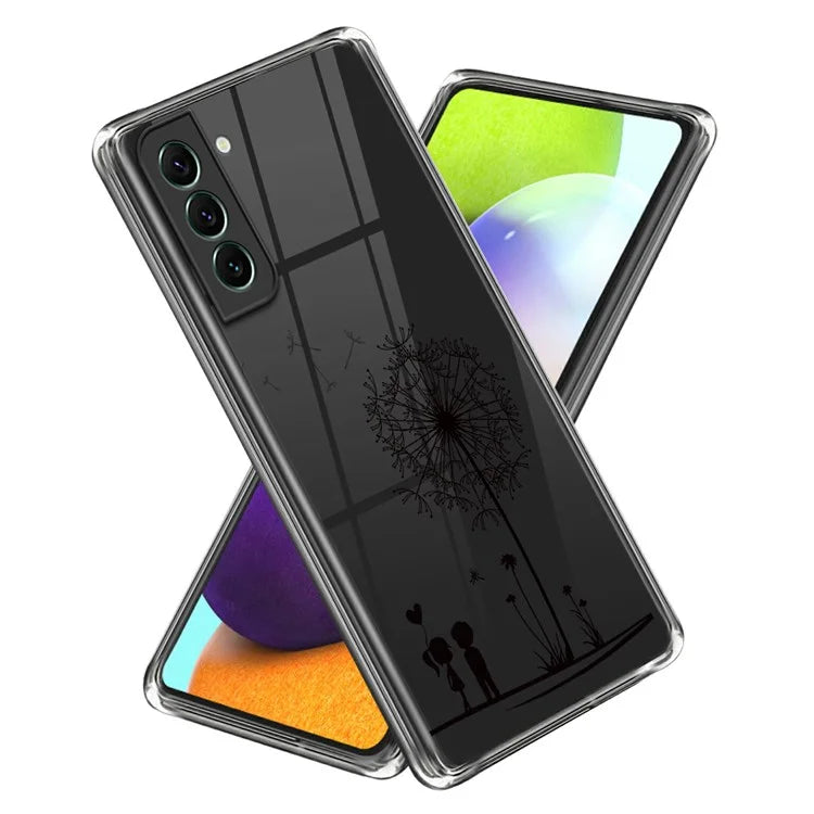 For Samsung Galaxy S24+ Shockproof Cover Pattern TPU Phone Case