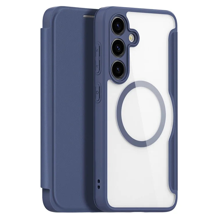 DUX DUCIS Skin X Pro for Samsung Galaxy S24 Phone Case PU Leather Full Protective Cover