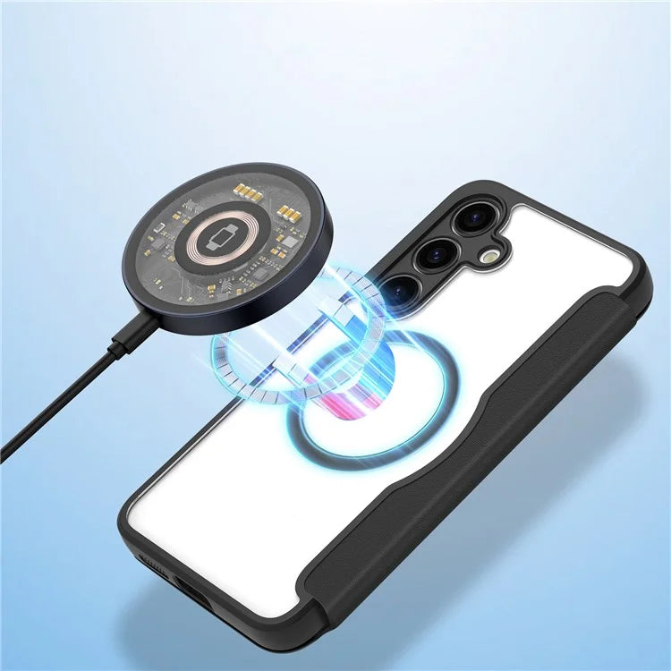 DUX DUCIS Skin X Pro for Samsung Galaxy S24 Phone Case PU Leather Full Protective Cover