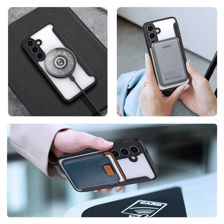 DUX DUCIS Skin X Pro for Samsung Galaxy S24 Phone Case PU Leather Full Protective Cover