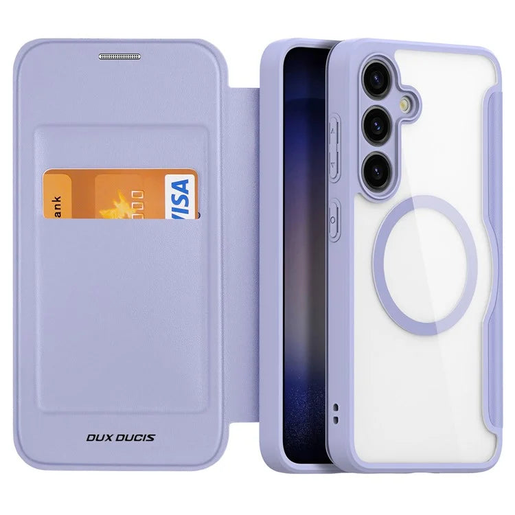 DUX DUCIS Skin X Pro for Samsung Galaxy S24 Phone Case PU Leather Full Protective Cover