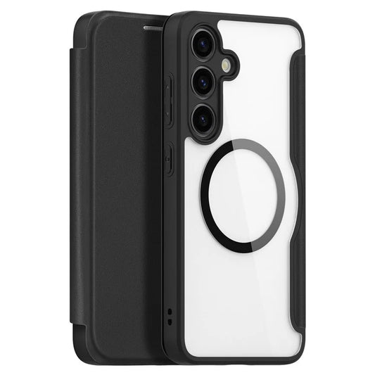 DUX DUCIS Skin X Pro for Samsung Galaxy S24+ Phone Case Card Slot PU Leather Cover