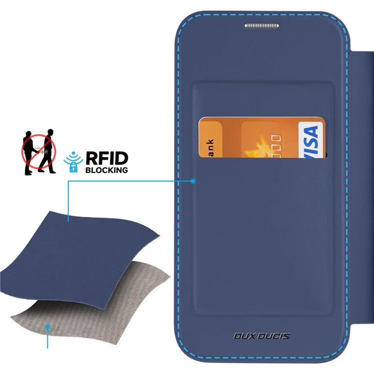 DUX DUCIS Skin X Pro for Samsung Galaxy S24+ Phone Case Card Slot PU Leather Cover