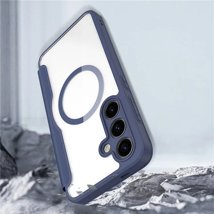DUX DUCIS Skin X Pro for Samsung Galaxy S24+ Phone Case Card Slot PU Leather Cover