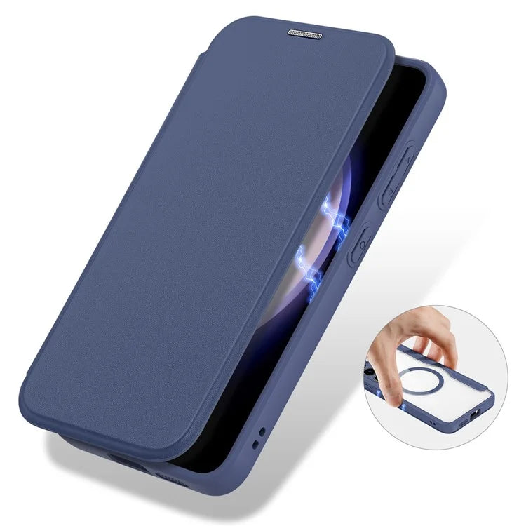 DUX DUCIS Skin X Pro for Samsung Galaxy S24+ Phone Case Card Slot PU Leather Cover